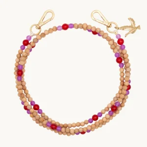 Bandouliere Arielle Rose-Rouge