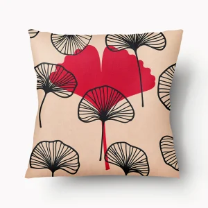 Housse de Coussin ASIE - Ginkgo Nintai-ryoku Duo - 45cm