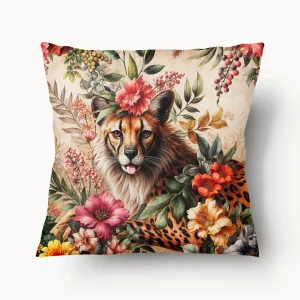 Housse de Coussin BESTIAIRE - Duo Canopée Fantastique Kenya - 45cm