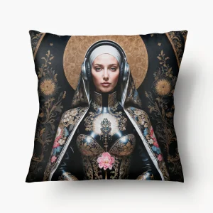 Housse de Coussin POP MARY - Dystopie Céleste - 45cm