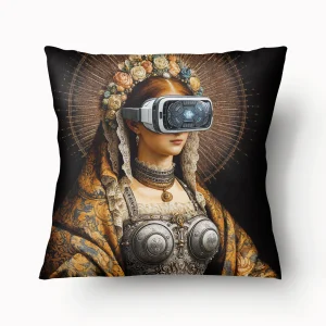 Housse de Coussin POP MARY - Notre Dame du Métavers - 45cm