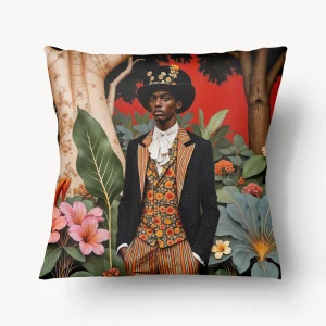 Housse de Coussin AFRIQUE - Solo Sapeur Dandy D'Ornel - 45 et 55cm