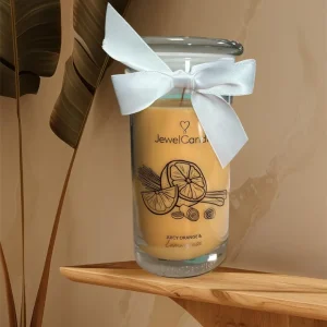 Juicy orange & Lemongrass – Bougie Bijou Collier