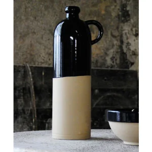 Grand Cruchon à Anse en Grès - Encre Bleu Nuit et Naturel - 1 L