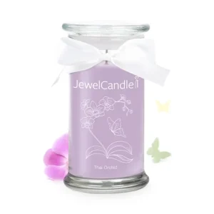 Orchidée Thai – Bougie Bijou Boucle d’oreille