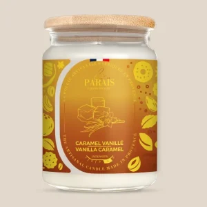 CARAMEL VANILLE GRANDE BOUGIE – LE PARAIS