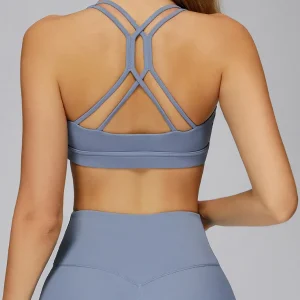 Brassière Yoga Croisée Elégante