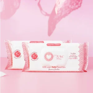 2 Paquets de Lingettes (60pcs) Sweet Litchi
