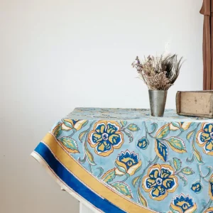 Nappe Loni Bleu Pâle 175cm