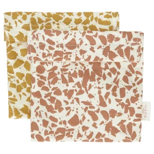 2 Sacs à Sandwich - Terrazzo - Couleurs Automne